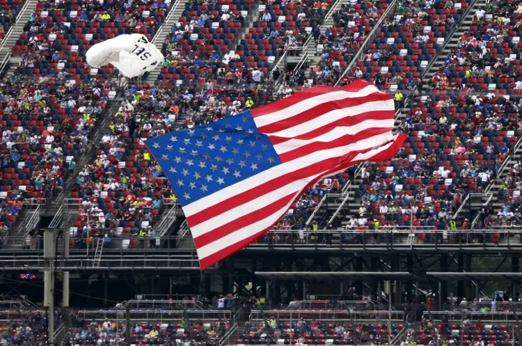 american flag formula 1
