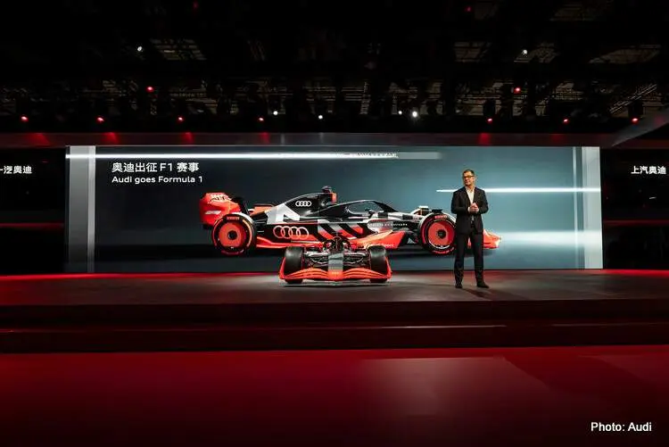 audi f1 china auto shanghai 2023