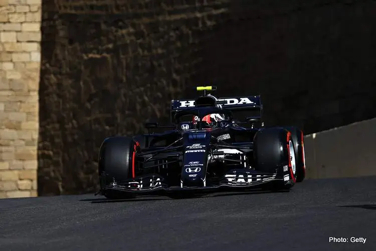 baku fp2 2021 gasly alphatauri