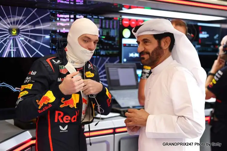 ben sulayem verstappen 2025