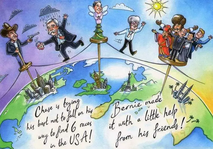 bernie christmas card