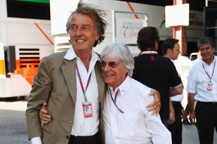 bernie ecclestone luca cordero di montezemolo yc9r9vlimxzx