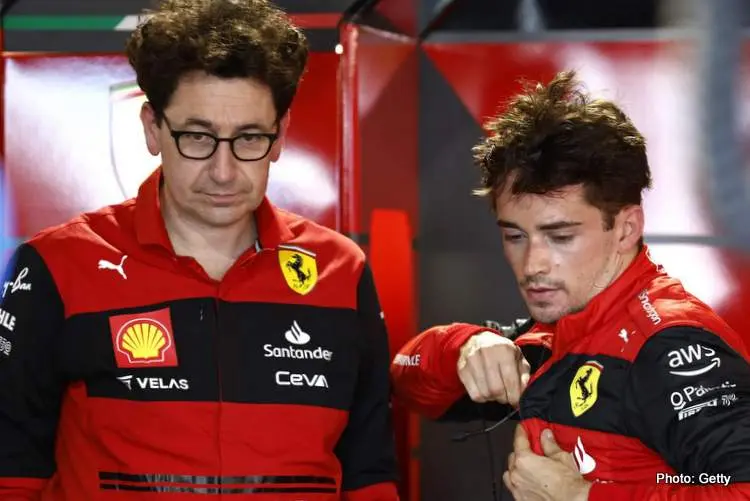 binotto leclerc ferrari