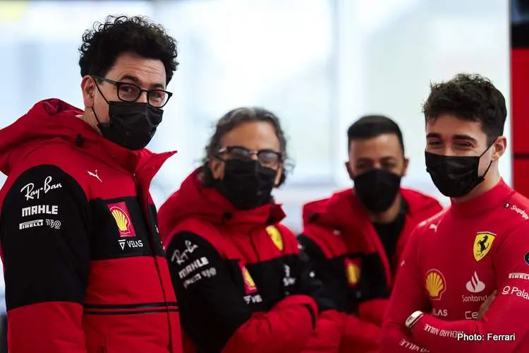 binotto leclerc mekies 2022