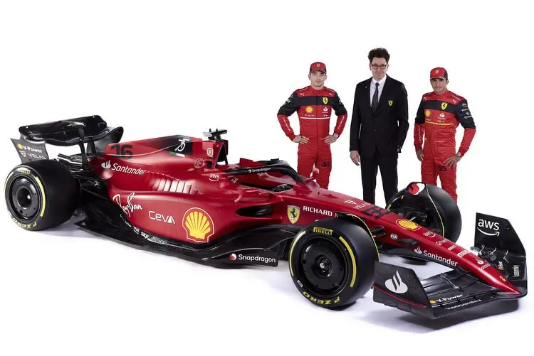 binotto sainz leclerc f1 2022 f1 75 ferrari launch new car