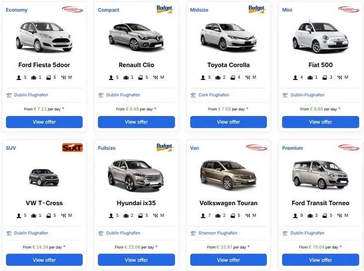 car rental students