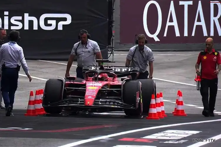 charles leclerc barcelona f1 qualifying