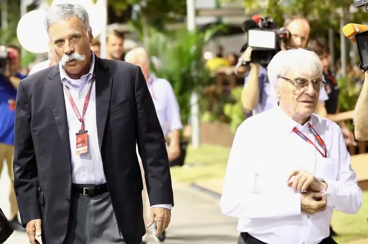 chase carey bernie ecclestone2