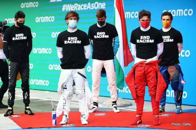 f1 drivers protest