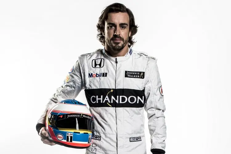 fernando alonso full length portrait
