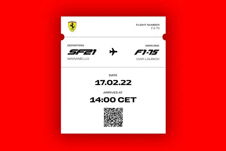 ferrari f1 75 launch