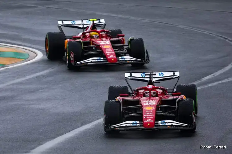 ferrari f1 melbourne hamilton leclerc