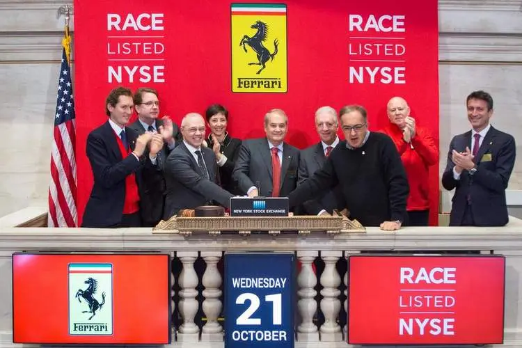 ferrari floats on the new york stock exchange
