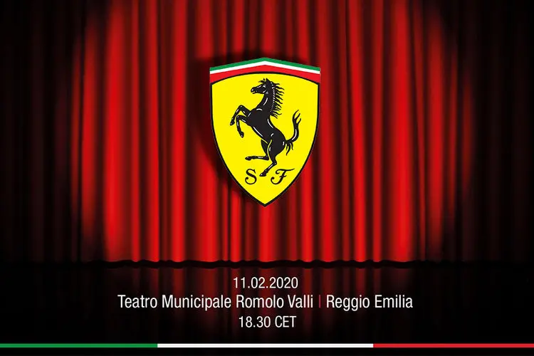 ferrari launch grapohic