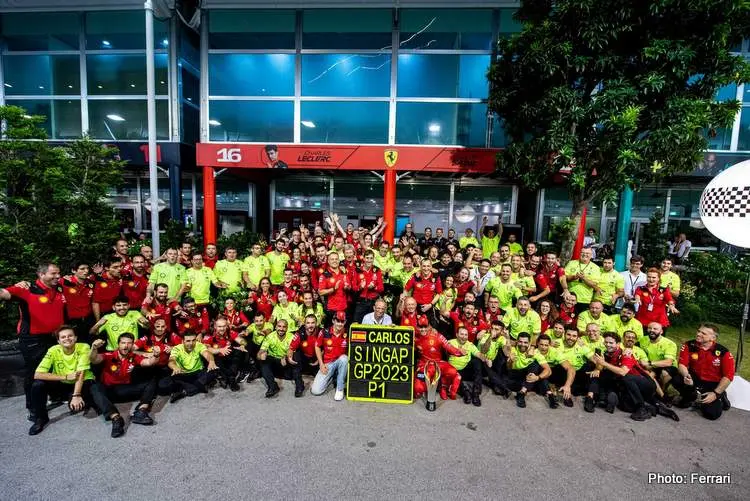 ferrari team singapore 2023