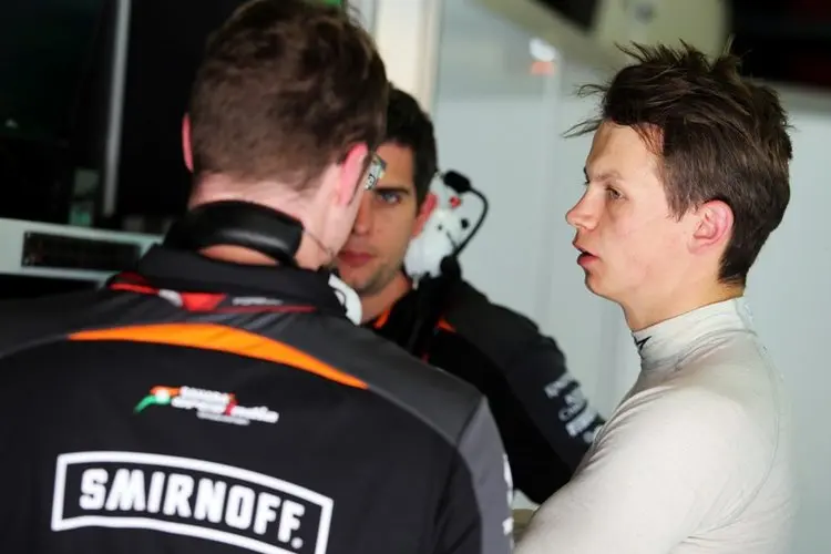 forceindia yelloy montmelo 2015