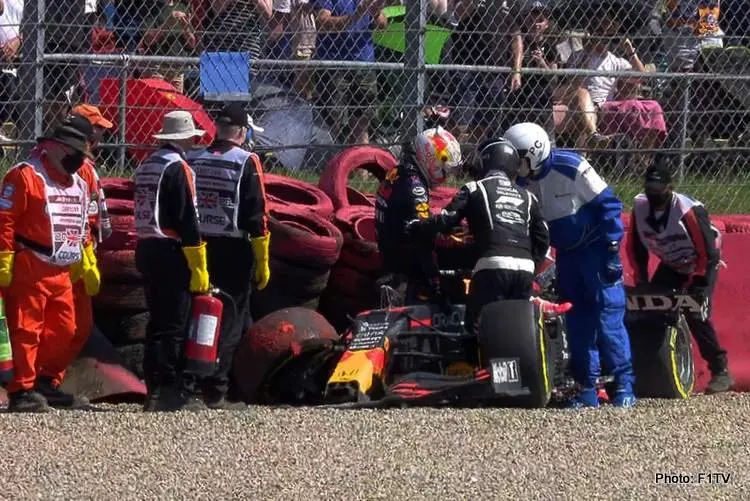 formel 1 verstappen crash silverstone