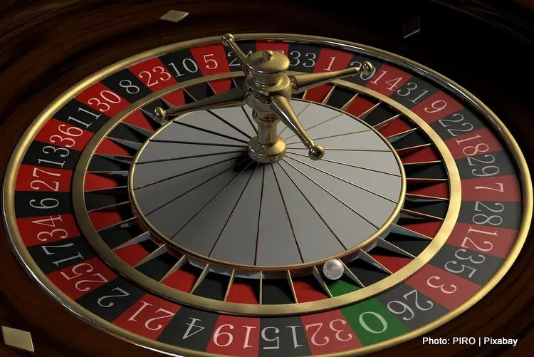 gambling roulette wheel