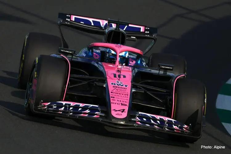 gasly fo1 jeddah fastest alpine f1 team