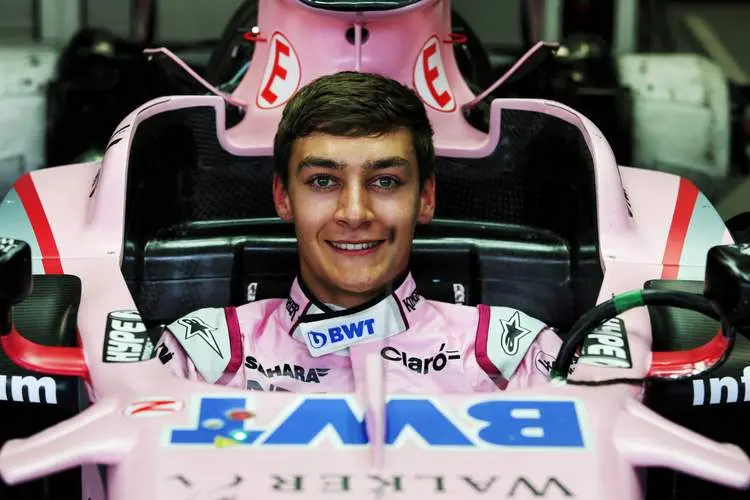 george russell force india 012