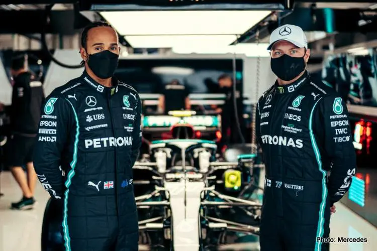 hamilton bottas mercedes saudi arabian grand prix