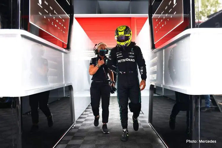 hamilton imola sprint 2022