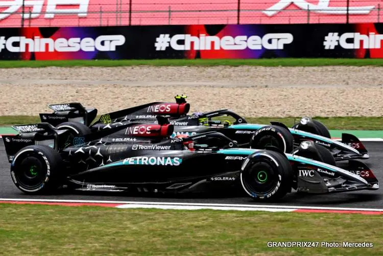 hamilton russell china f1 mercedes wolff
