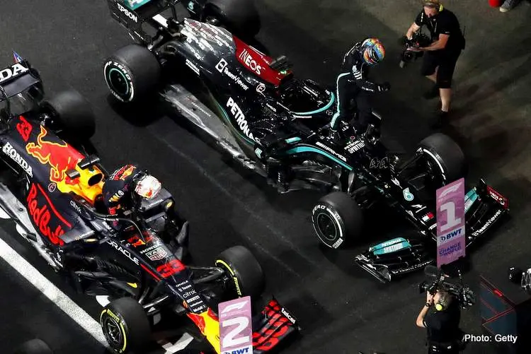 hamilton verstappen after jeddah race saudi arabian bp ross brawn
