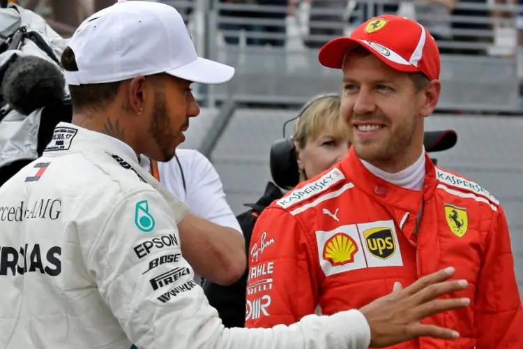 hamilton vettel fra pole