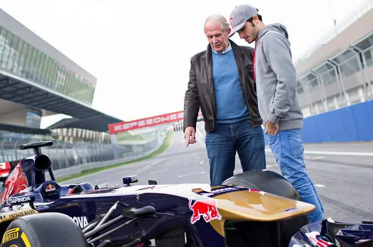 helmut marko with some words of advice