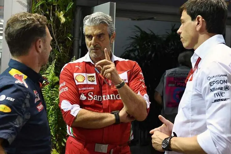 horner arrivabene wolff soymotor paddock