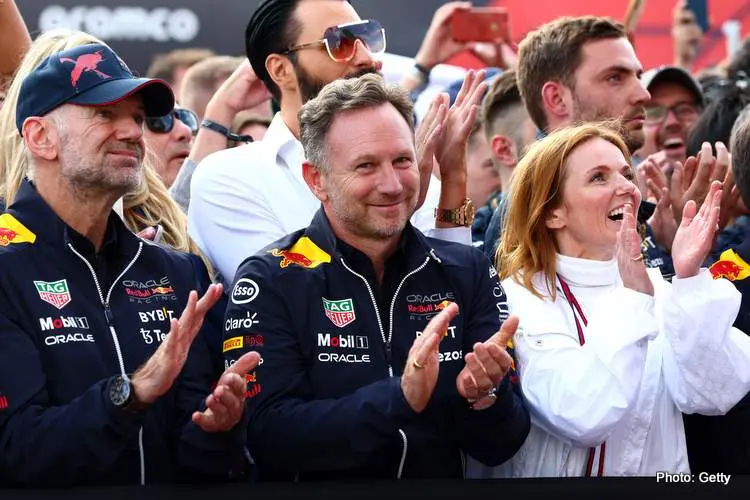 horner newey ginger silverstone 2022