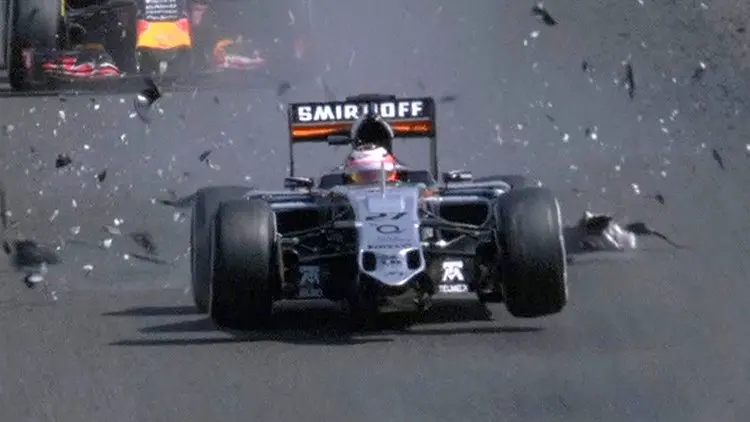 hulkenberg crash hungary