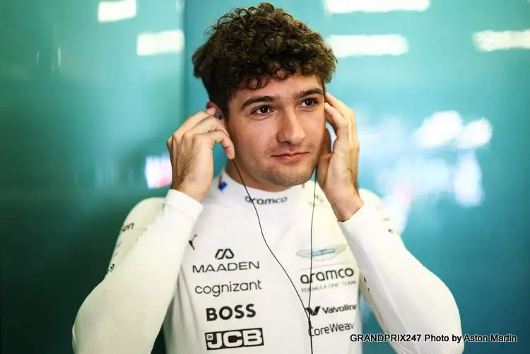 jak crawford aston martin f1 team 2025