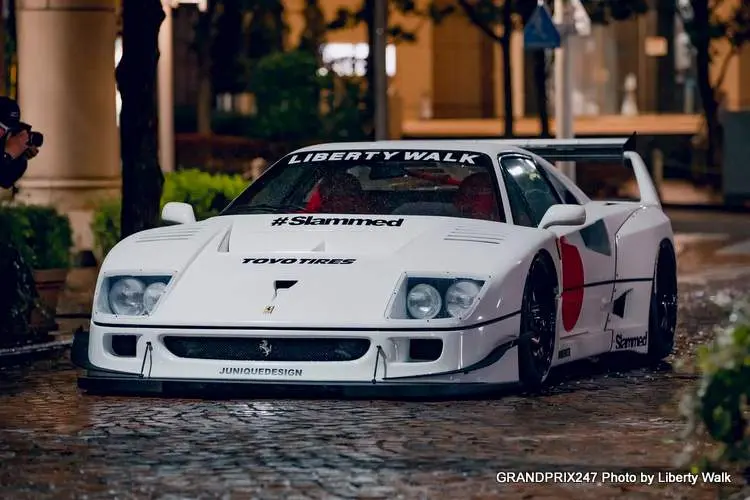 lb works ferrari f40 wide body lewis hamilton 2025