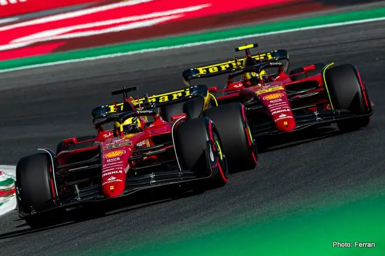 leclerc sainz monza 2 2022
