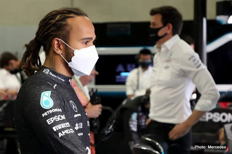 lewis hamilton toto wolff mercedes monza