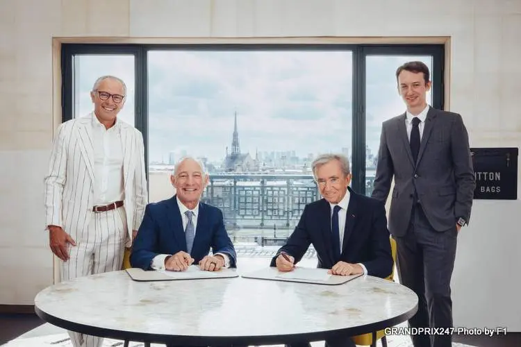 lvmh becomes f1 global partner from 2025 in historic ten year deal 2024