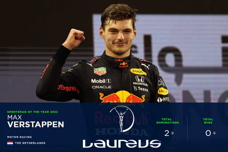 max verstappen awards laureus