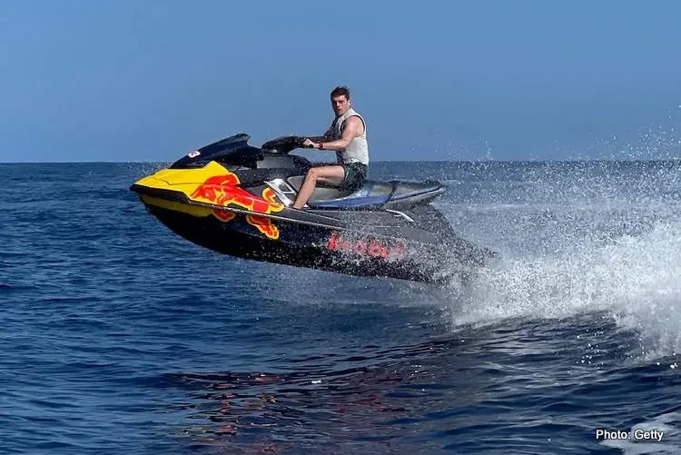 max verstappen jetski