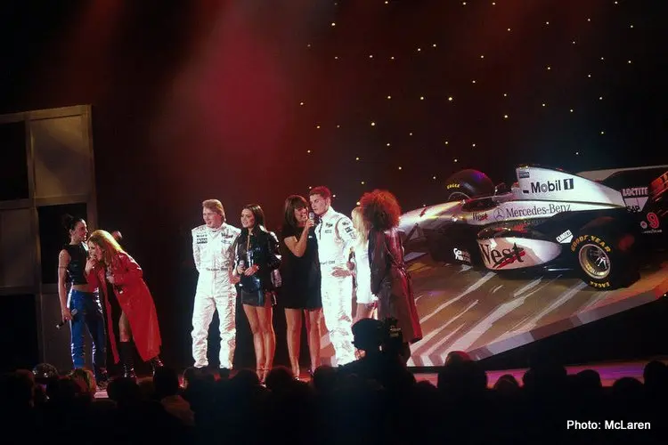 mclaren spice girls launch