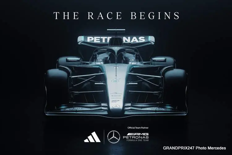 mercedes adidas f1 2025