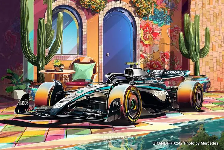 mercedes graphic mexico 2025