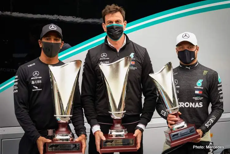 merceeds team and trophies