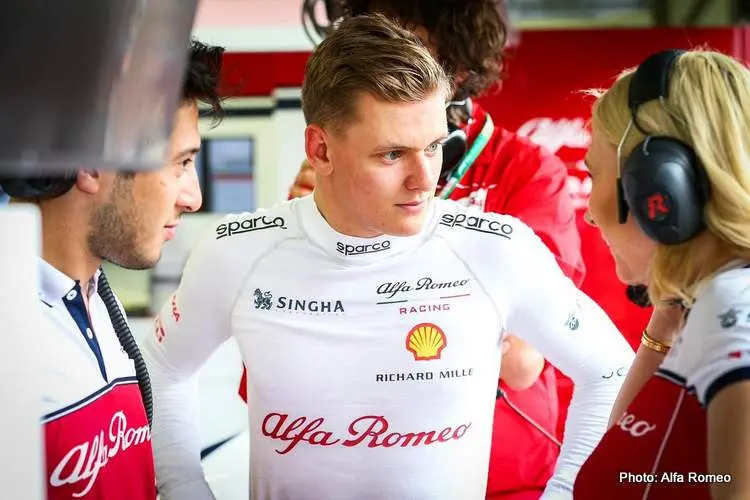 mick schumacher alfa romeo photo