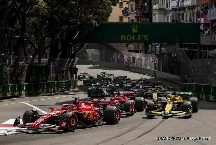 monaco race start 2024