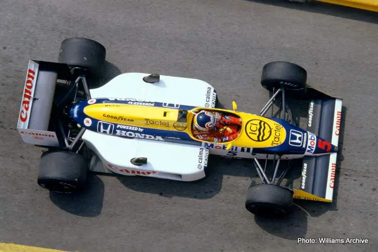 nigel mansell williams fw11b