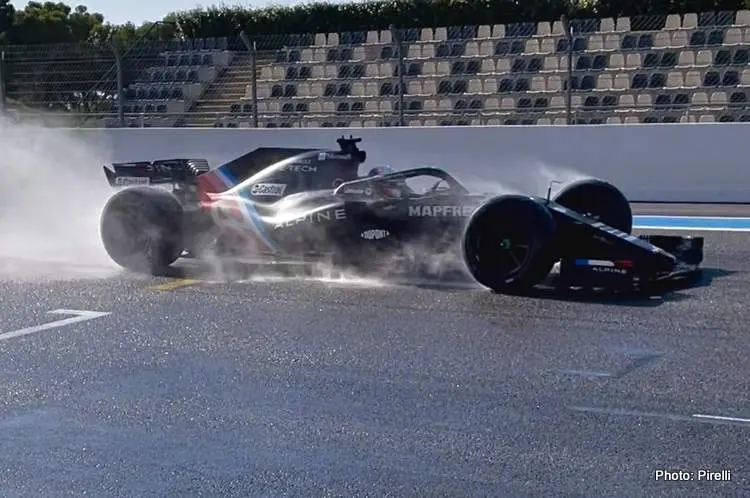 pirelli 18 inch testing
