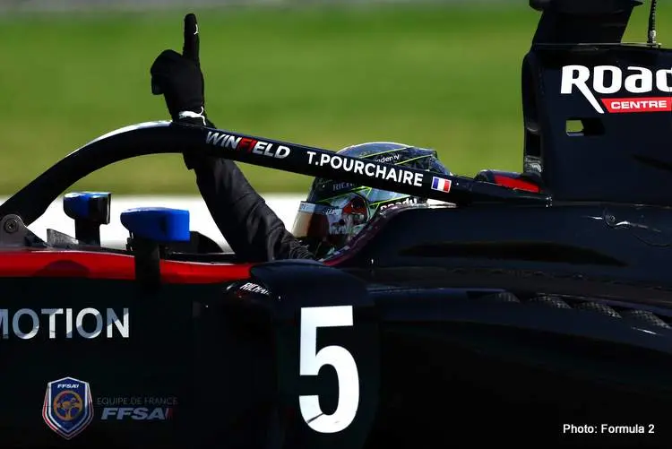 pourchaire f2 abu dhabi 2 2023