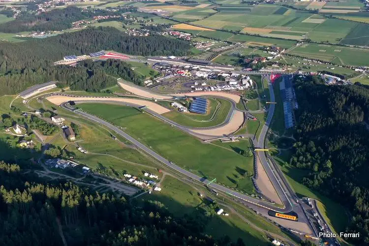 red bull ring spielberg aerial